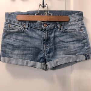 7 for all Mankind jean shorts. Size 29.